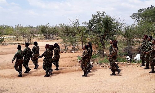 Photo of the Black Mambas Anti-Poaching Unit.